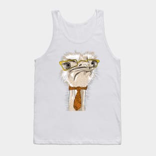 Ostrich Bird Hipster Tank Top